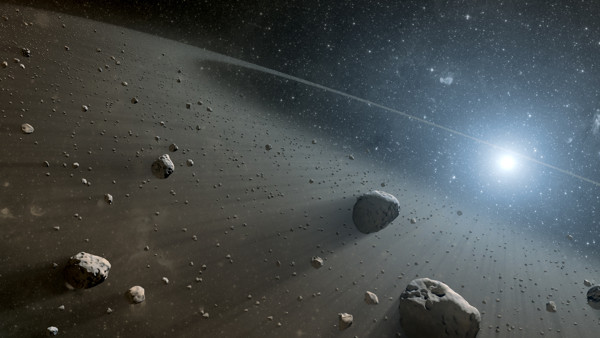 asteroid belt around Vega