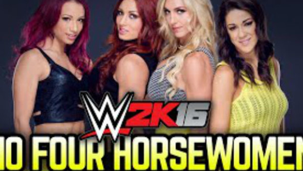 WWE 2K16 - Summer Rae vs Sasha Banks 