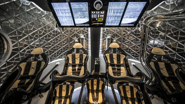 SpaceX Dragon 2 interior
