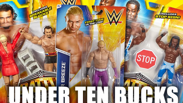 wwe action figures under 10 dollars