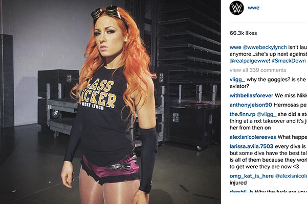 Provehito In Altum  Becky lynch instagram, Becky lynch, Becky wwe