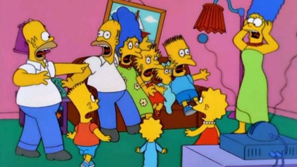 Simpsons couch gag old