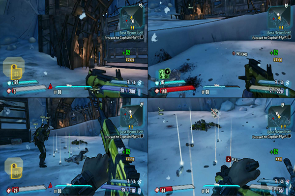 Borderlands: The Handsome Collection Gets 4-Player Split-Screen