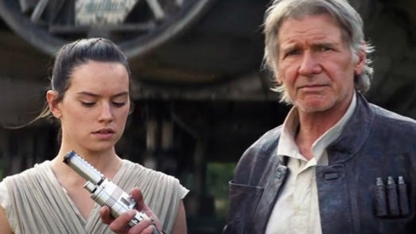 Star Wars The Force Awakens Rey Han Solo