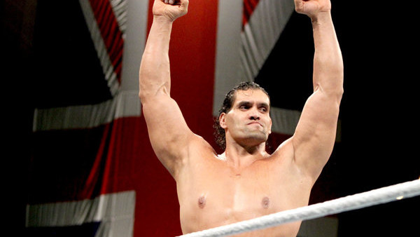 The Great Khali after beating yet another opponent