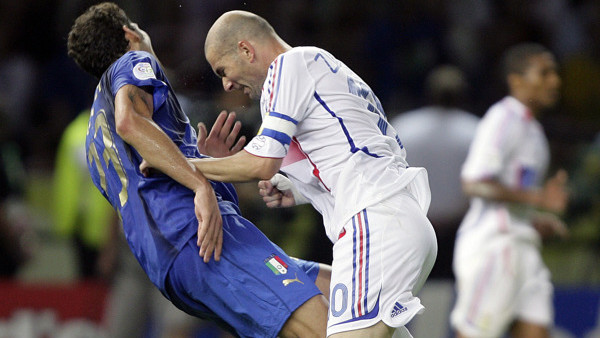 zinedine zidane headbutt marco materazzi