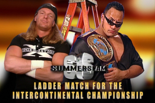 WWE Summerslam 1998 The Rock vs Triple H