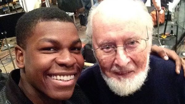 John Williams and John Boyega Star Wars