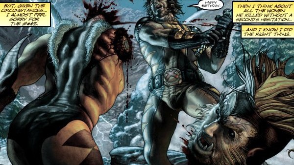 Sabretooth Wolverine death X-Men