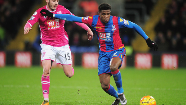 bournemouth crystal palace adam smith wilfried zaha