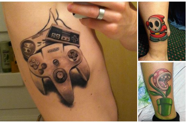 nintendo 64 tattoos