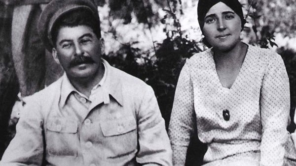 Joseph Stalin and Nadezhda Alliluyeva