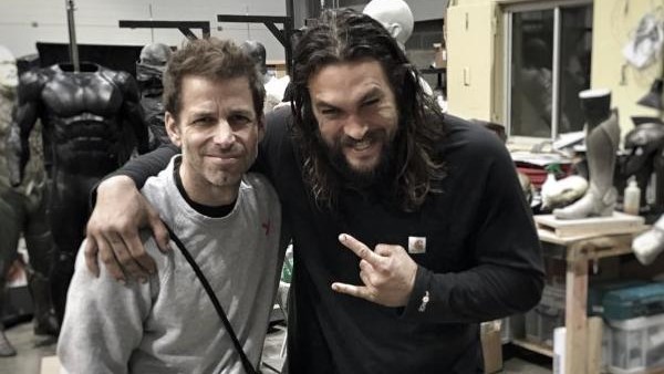 Zack Snyder Jason Momoa Justice League