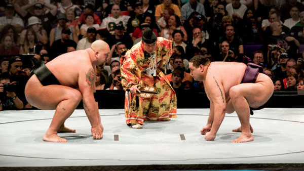 Big Show Akebono Sumo Match WrestleMania 21