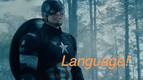 Captain America Avengers Age of Ultron language