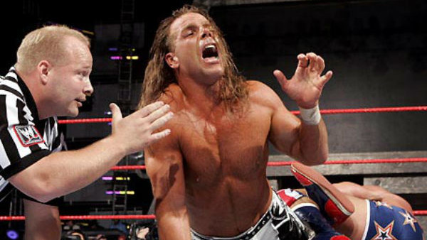 Shawn Michaels Kurt Angle Raw Homecoming Iron Man Match