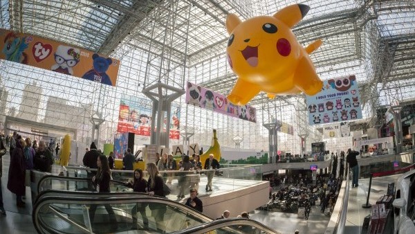 Exhibitors and buyers at the 113th Toy Fair in New York