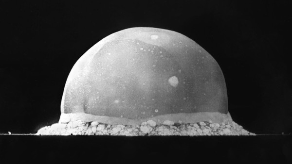 Trinity Test Fireball Nuclear Explosion