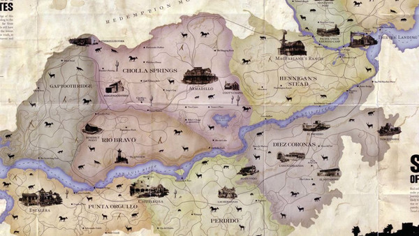 red dead redemption 2 interactive map