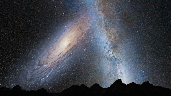 Andromeda Collides with the Milky Way