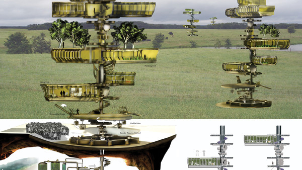 Zombie safe house vertical farm