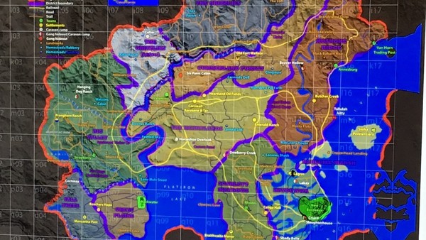 red dead redemption 2 map