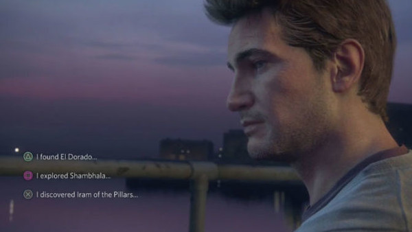 uncharted 4 dialogue options choices