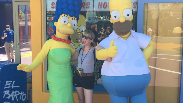 Simpsons Universal Hollywood