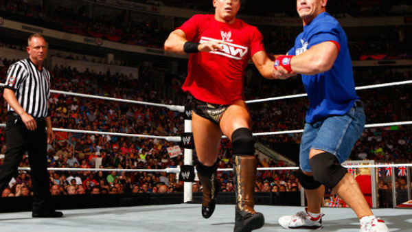 John Cena Miz 2011 WWE Draft