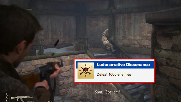 Ludonarrative dissonance