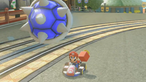 mario kart 8 blue shell