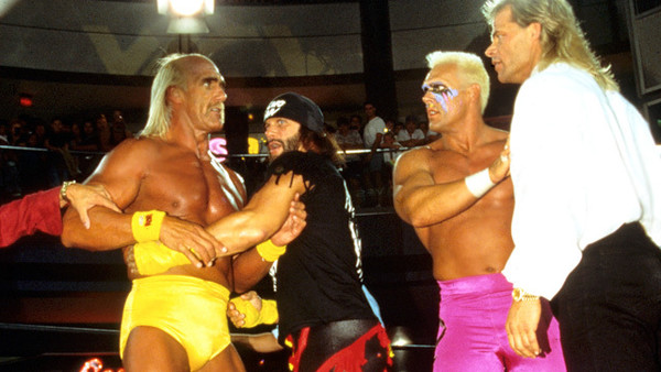 Hulk Hogan Macho Man Lex Luger Sting debut Nitro WCW