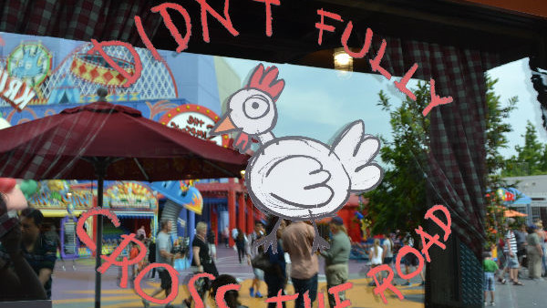 Chicken Joke Universal Studios Hollywood