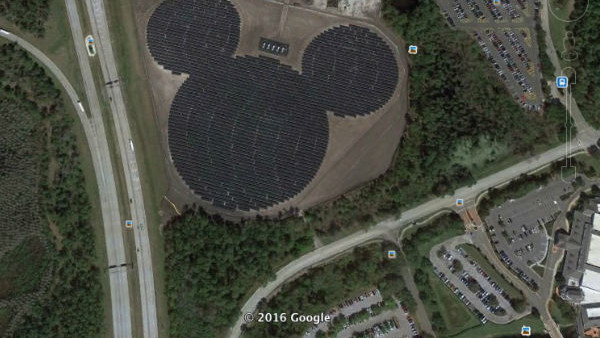 Hidden Mickey Solar Panels Disney World