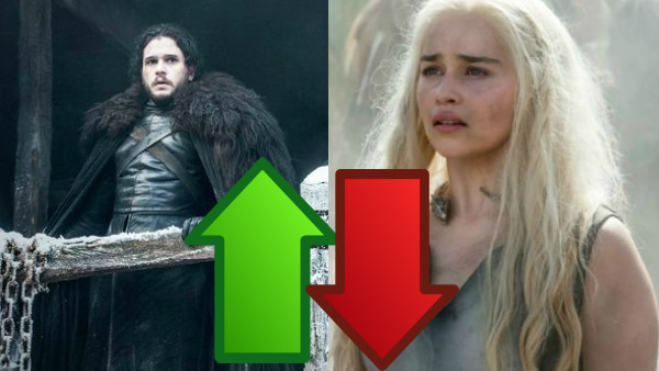 Game of Thrones Jon Daenerys ups downs