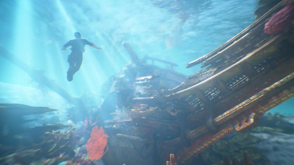 uncharted 4 underwater