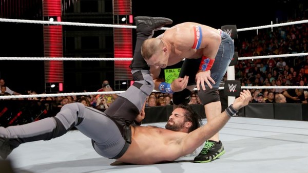 john cena seth rollins