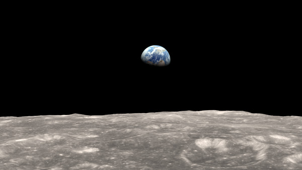 Moon And Earth earthrise