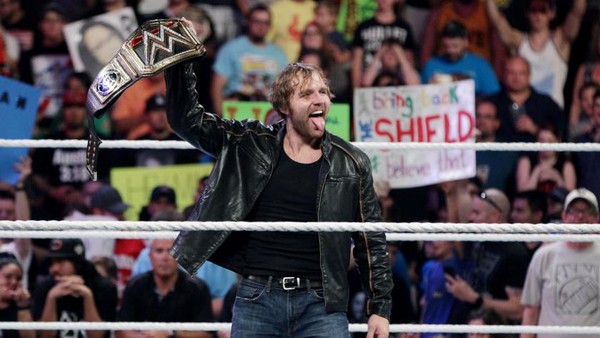 dean ambrose wwe champion