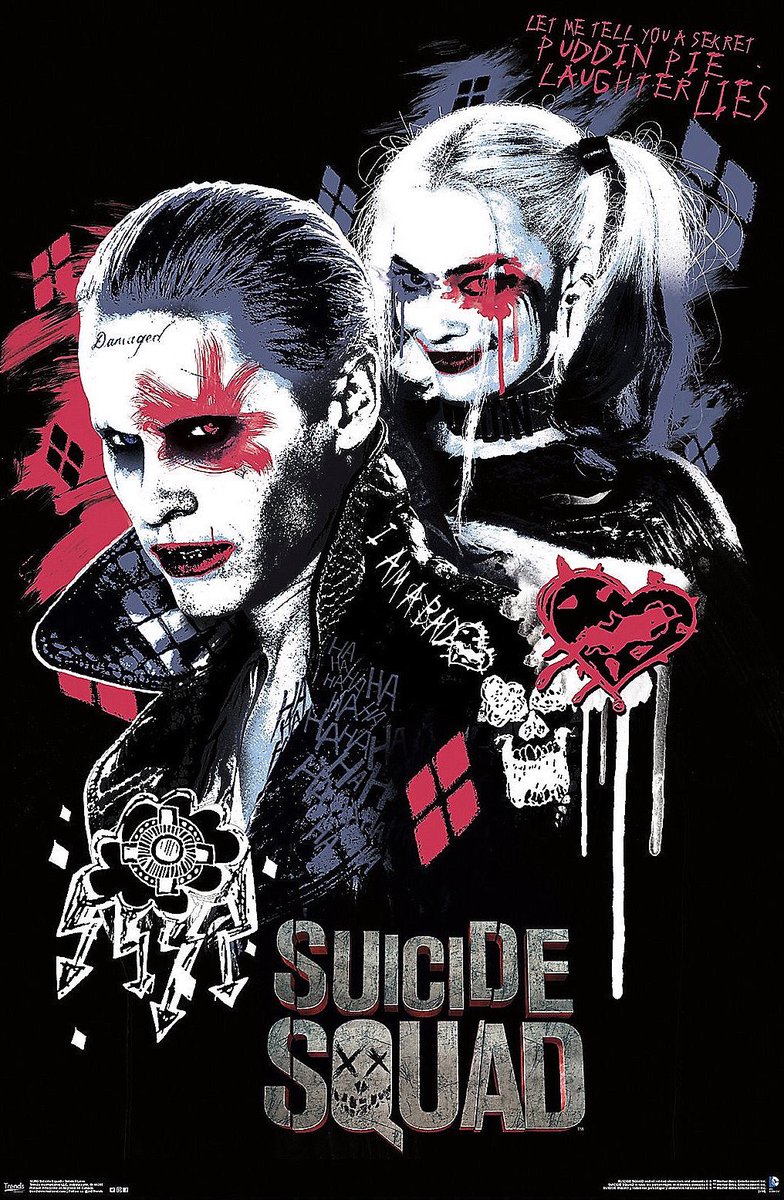 61X91CM LAMINATED NEW WALL ART SUICIDE SQUAD THE JOKER POSTER