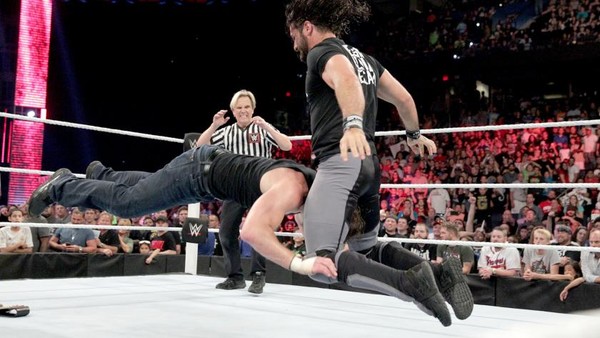 seth rollins pedigree dean ambrose