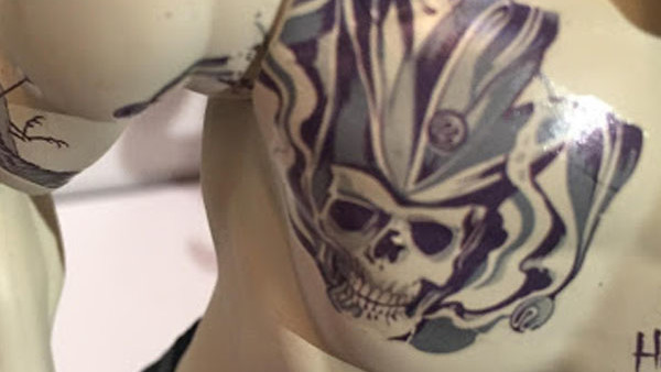 Joker Jester Skull Tattoo