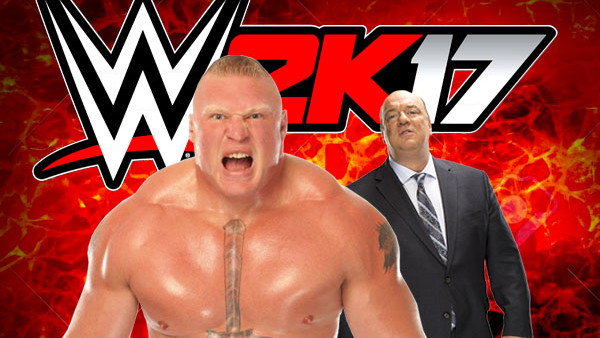 WWE 2K17 Brock Lesnar Cover
