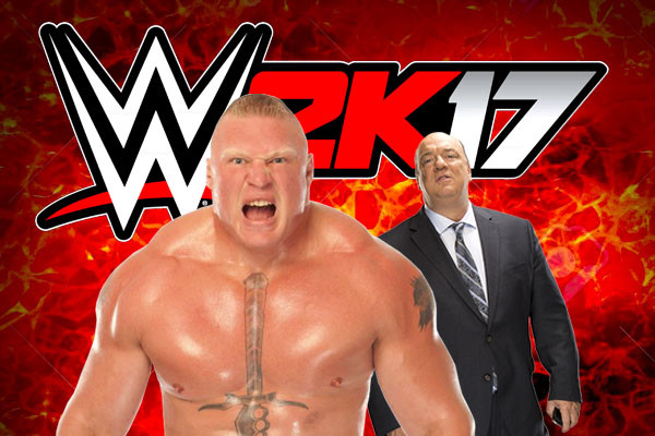 WWE 2K17 Brock Lesnar Cover