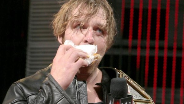 dean ambrose sandwich smackdown