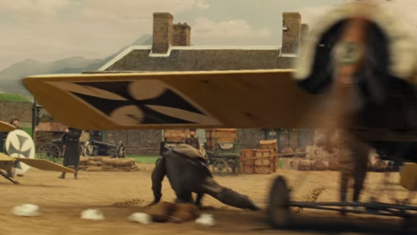 Wonder Woman Steve Trevor Stealing Plane