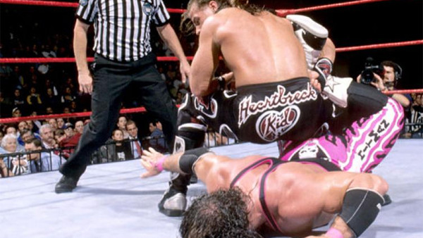 Image result for WWE Survivor Series 1997 Bret Hart vs Shawn Michaels  wwe.com
