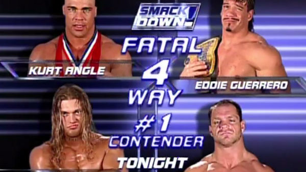 Eddie Guerrero Edge Kurt Angle Chris Benoit