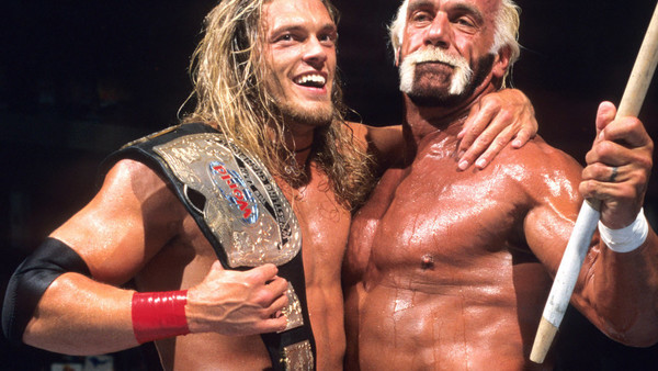 Edge Hulk Hogan Tag Team Champions 2002