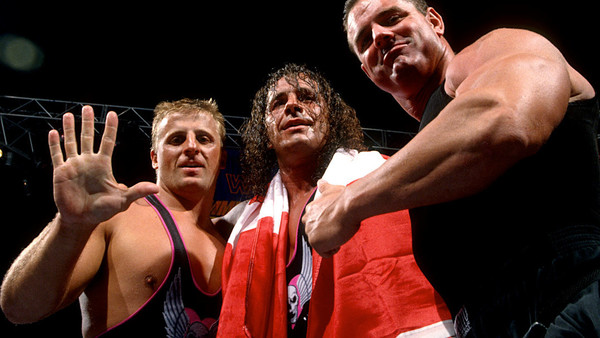 Bret Hart Owen Hart British Bulldog SummerSlam 1997